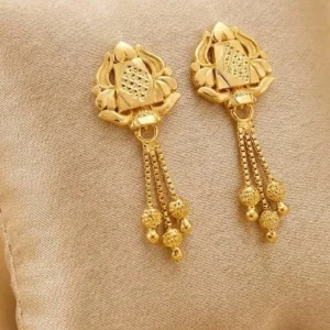 dangler gold earring
