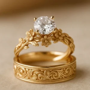 Daily wear yellow ring